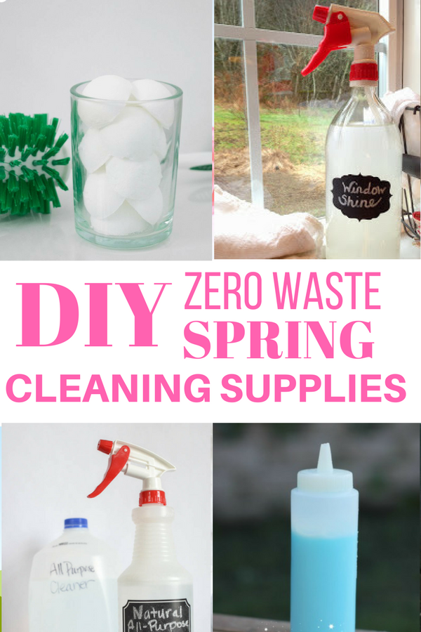 diy zero waste cleaning supplies